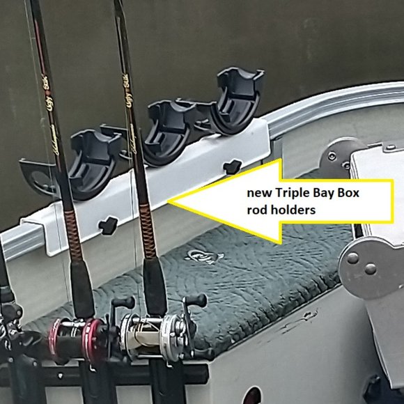 Katydid Triple Bay Box Rod Holders - Picture 1 of 4